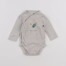 La Redoute - body gris - 1 mois