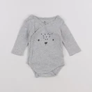 La Redoute - body gris - 1 mois