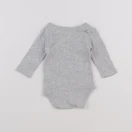 La Redoute - body gris - 1 mois