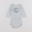 Petit Bateau - body bleu - 3 mois