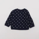 Boutchou - sweat bleu - 12 mois