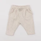 Vertbaudet - pantalon beige - 6 mois