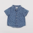 Tape à l'oeil - chemise bleu - 3 mois