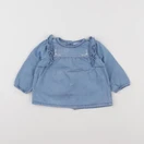 Boutchou - blouse bleu - 6 mois