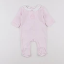 Jacadi - pyjama velours rose - 3 mois