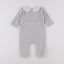 Jacadi - pyjama velours gris - 3 mois