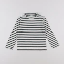 Vertbaudet - sous-pull blanc, vert - 5 ans