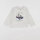 Vertbaudet - tee-shirt beige - 24 mois