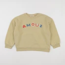 Monoprix - sweat jaune - 8 ans