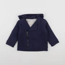 Vertbaudet - veste doublé bleu - 12 mois