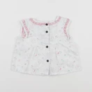 Vertbaudet - blouse blanc - 3 mois