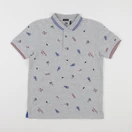 IKKS - polo gris - 10 ans