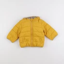 Vertbaudet - doudoune réversible jaune - 9/12 mois