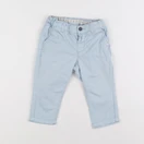 H&M - pantalon bleu - 9/12 mois