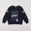 Vertbaudet - sweat bleu - 8 ans