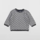 H&M - pull gris - 3/6 mois
