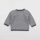 H&M - pull gris - 3/6 mois