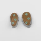 Vertbaudet - chaussons gris - pointure 16