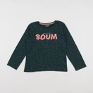Vertbaudet - tee-shirt vert - 6 ans