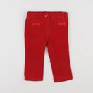 Jacadi - pantalon rouge - 12 mois