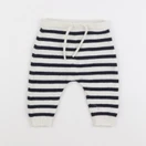 Petit Bateau - legging bleu, beige - 3 mois