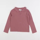 H&M - tee-shirt rose - 6/8 ans