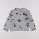 Vertbaudet - sweat gris - 8 ans