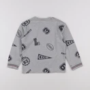 Vertbaudet - sweat gris - 8 ans