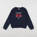 Vertbaudet - sweat bleu - 8 ans