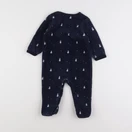 Vertbaudet - pyjama velours bleu - 9 mois