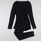 Kiabi - pyjama grossesse coton bleu - 36