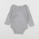 Vertbaudet - body gris - 6 mois