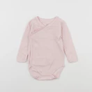 Petit Bateau - body rose - 12 mois