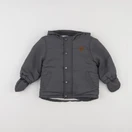 Vertbaudet - veste doublé gris - 12 mois