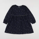 Vertbaudet - robe bleu, or - 5 ans