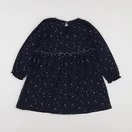 Vertbaudet - robe bleu, or - 5 ans
