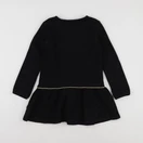 Vertbaudet - robe or, noir - 6 ans