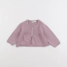 Natalys - gilet violet - 6 mois