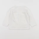 Petit Bateau - gilet blanc - 12 mois