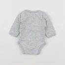 Vertbaudet - body gris - 0 mois