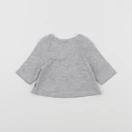 Vertbaudet - tee-shirt gris - 0 mois