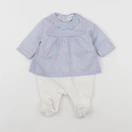 La Redoute - pyjama velours bleu - 1 mois