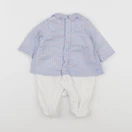 La Redoute - pyjama velours bleu - 1 mois