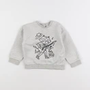 Vertbaudet - sweat gris - 2 ans