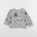 Vertbaudet - sweat multicolore - 2 ans