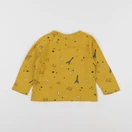 Zara - tee-shirt jaune - 9/12 mois