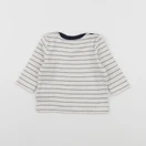 Cyrillus - tee-shirt beige, bleu - 6 mois