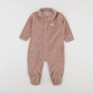 Vertbaudet - pyjama velours marron - 9 mois