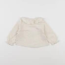 Vertbaudet - blouse blanc - 9 mois