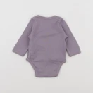 Vertbaudet - body violet - 0 mois